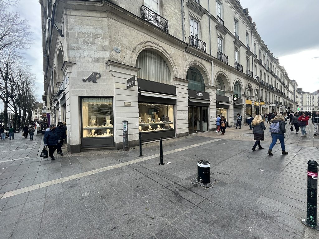 Rue commerçante à Bayeux