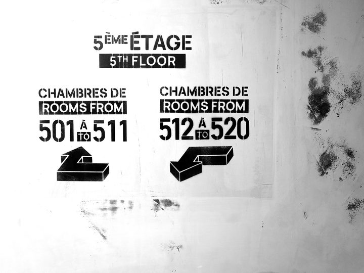 Signalétique — exemple de réalisation 3